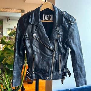 OAK lambs leather jacket